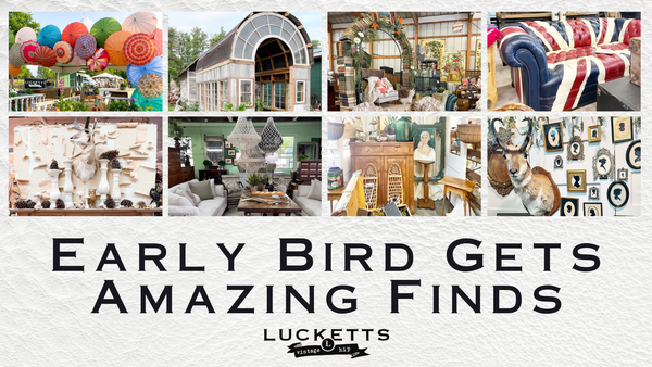 Early Bird Gets Amazing Finds at the Lucketts Spring Vintage Market