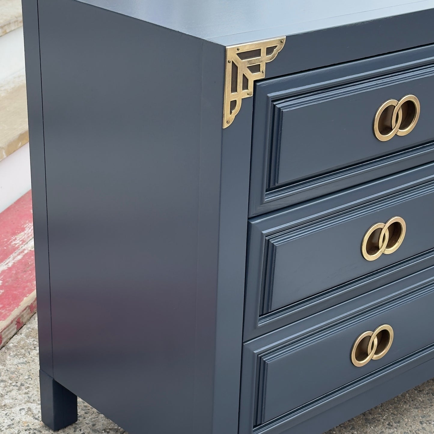 Navy Lacquered Thomasville Dresser Lucketts Store Navy Lacquered Thomasville Dresser Lucketts Store