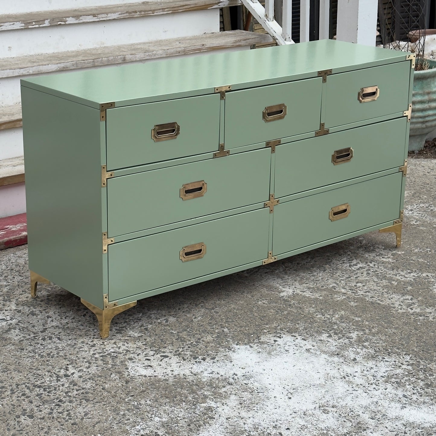 Green Bernhardt Campaign Dresser Green Bernhardt Campaign Dresser