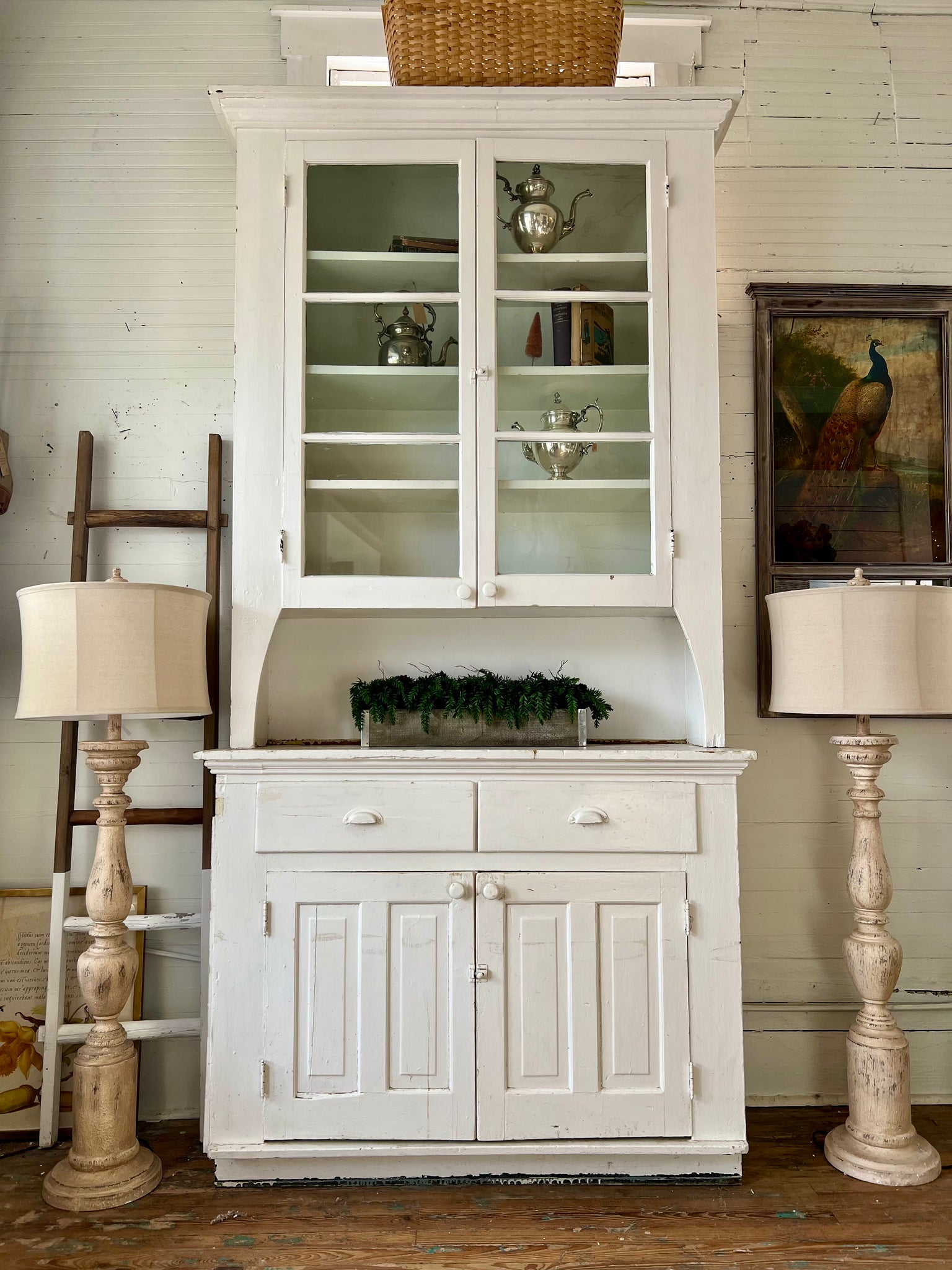 Antique Country Store Display Cabinet Lucketts Store