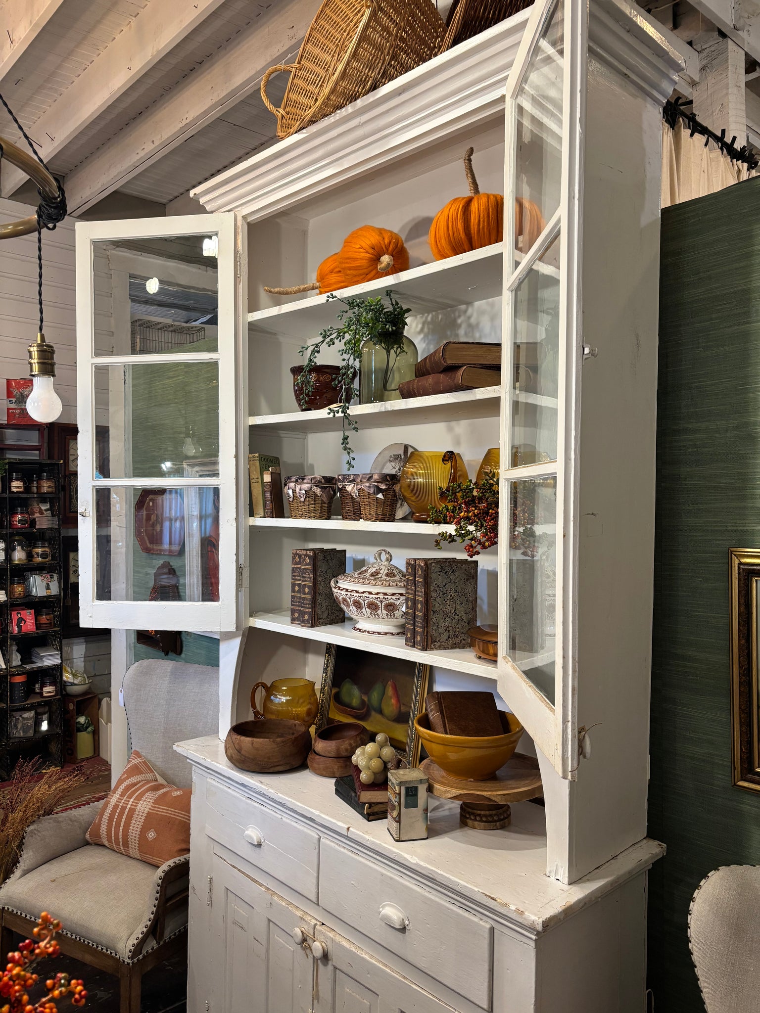 Country store display cabinet discount