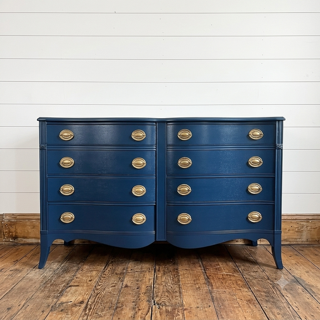 antique blue dresser FRENCH COMMODE CHEST 2 DRAWER For damage claims Antique dresser